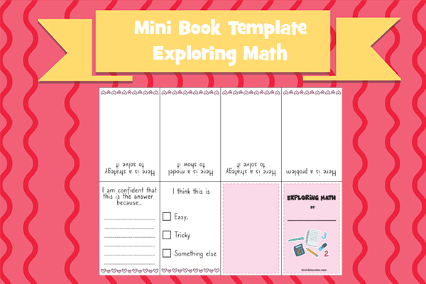 Mini Book Template Exploring Math